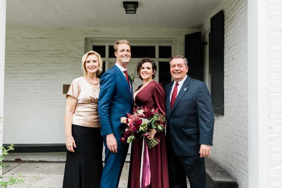 Posed with Family and Friends